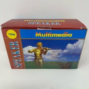 MS 691 MULTI-MEDIA STEREO SPEAKER SYSTEM NEW in Box!!! DCE5